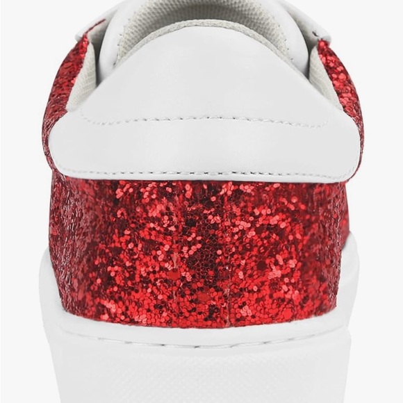 Red sequin sneaker - Picture 5 of 8